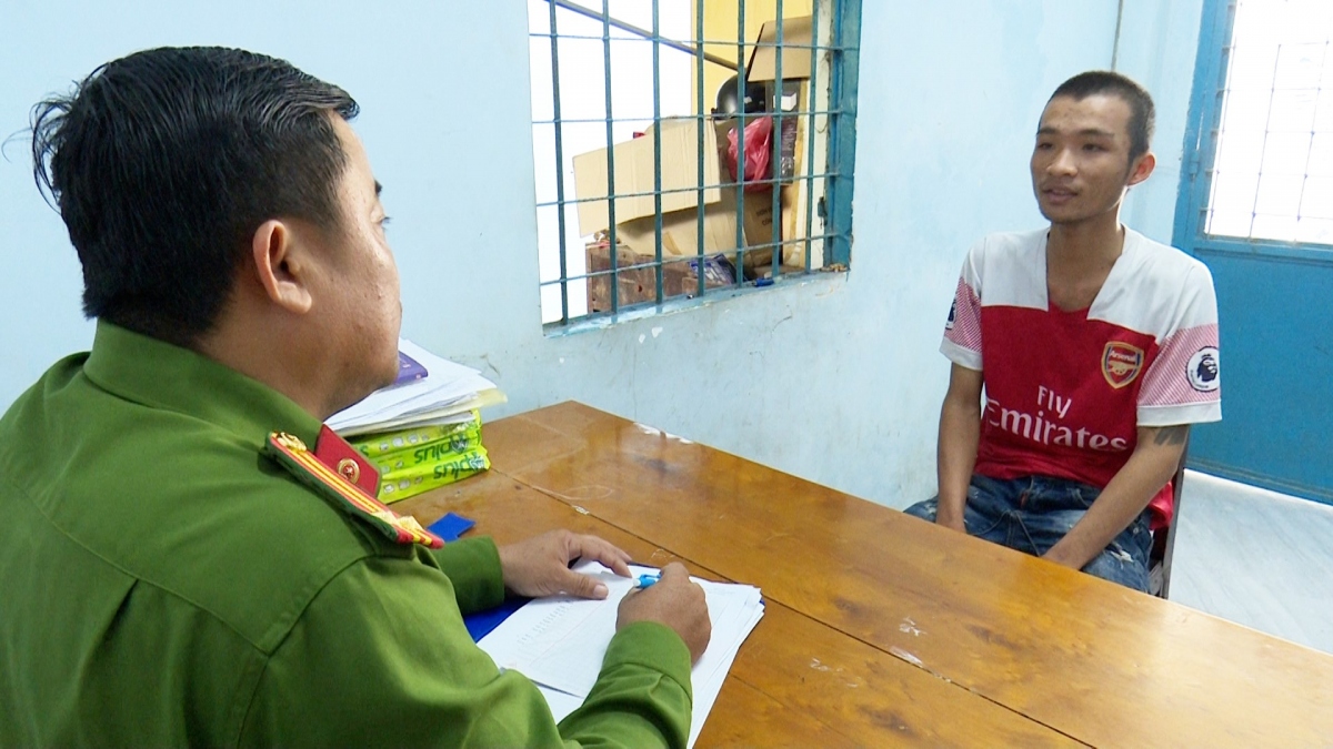 Cơ quan công an làm việc với đối tượng Lê Vinh Lam