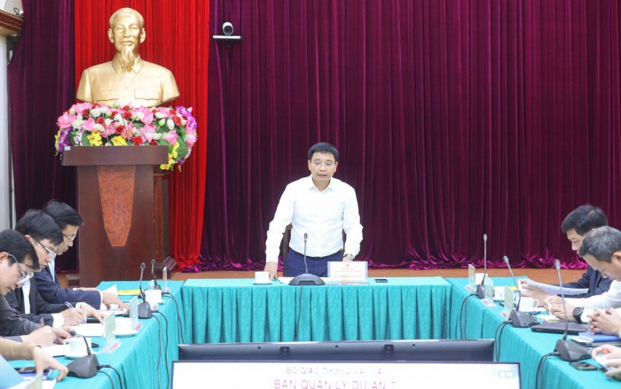 Bộ trưởng Bộ Giao thông Vận tải Nguyễn Văn Thắng chỉ đạo tại buổi giao ban thường kỳ vào chiều 2/3