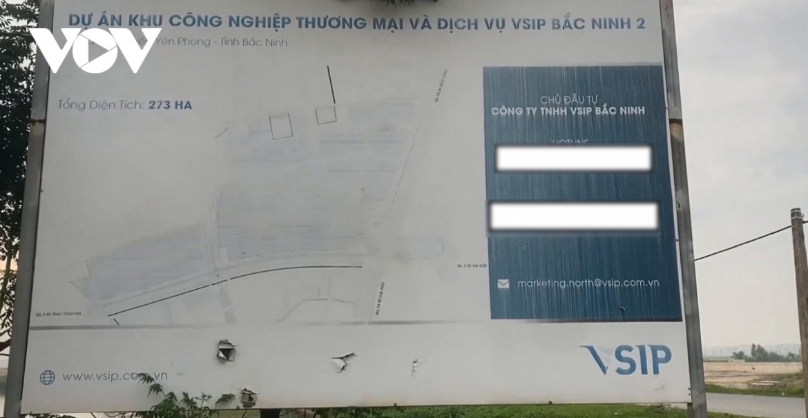 Bản đồ Dự án Khu công nghiệp, Thương mại và Dịch vụ VSIP Bắc Ninh 2