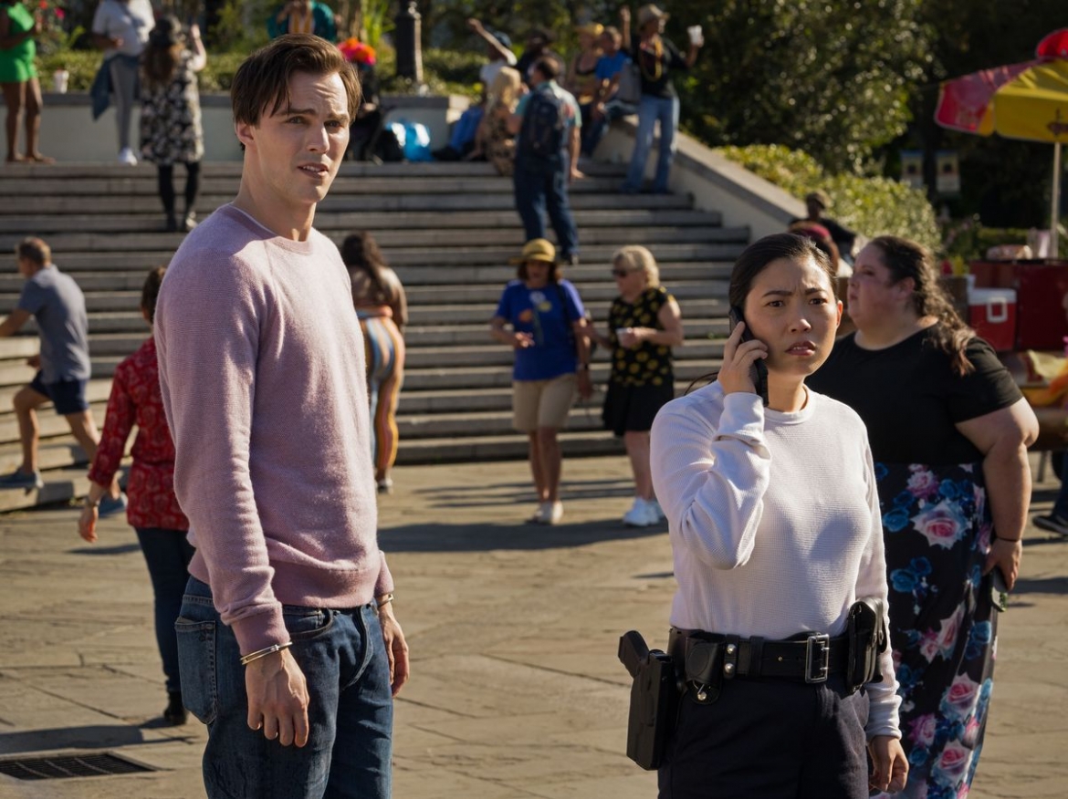 Awkwafina và Nicholas Hoult