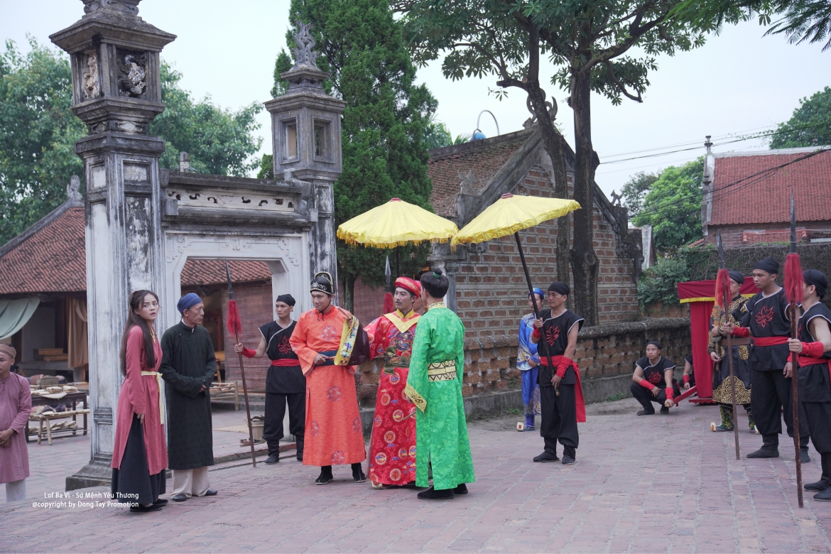 Hậu trường ghi hình bộ phim.