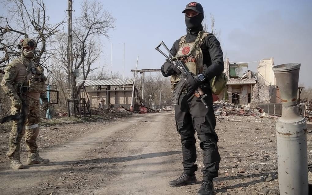 Chiến binh Wagner (Nga) ở Bakhmut/Artemovsk. Ảnh: TASS.