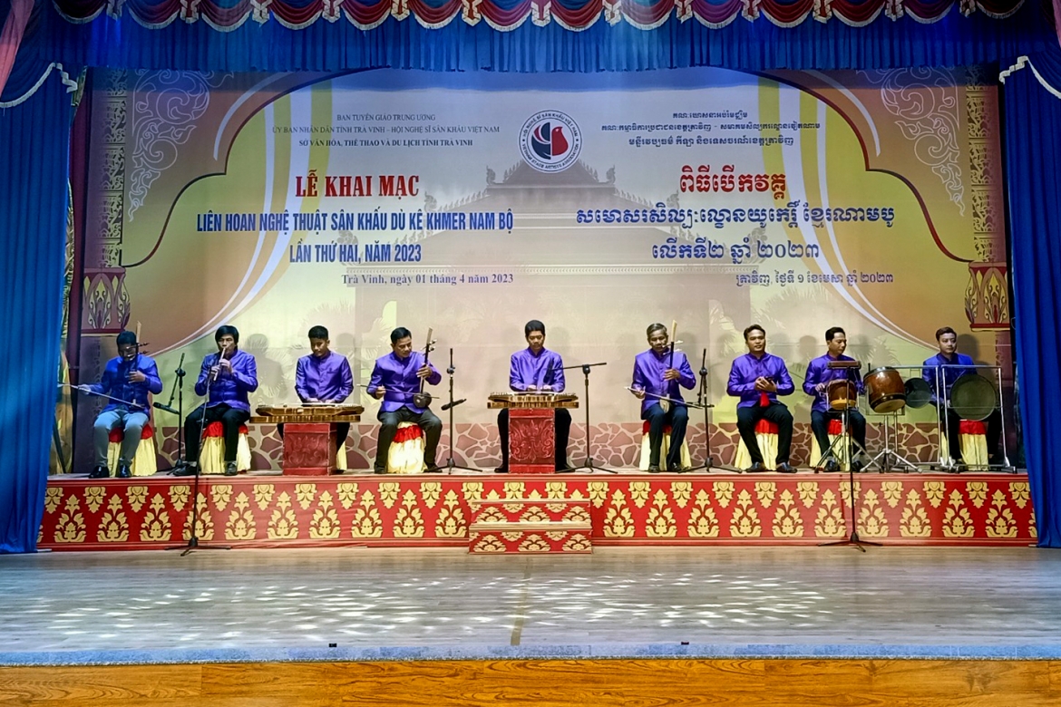 Tiết mục tấu phục vụ chương trình khai mạc