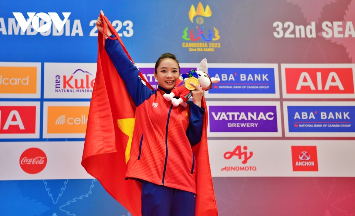 Wushu (6 HCV): Tại SEA Games 32, Wushu mang về 6 HCV, 3 HCB, 2 HCĐ. Trong số 6 HCV có 2 HCV của các nội dung biểu diễn và 4 HCV của các nội dung tán thủ. 