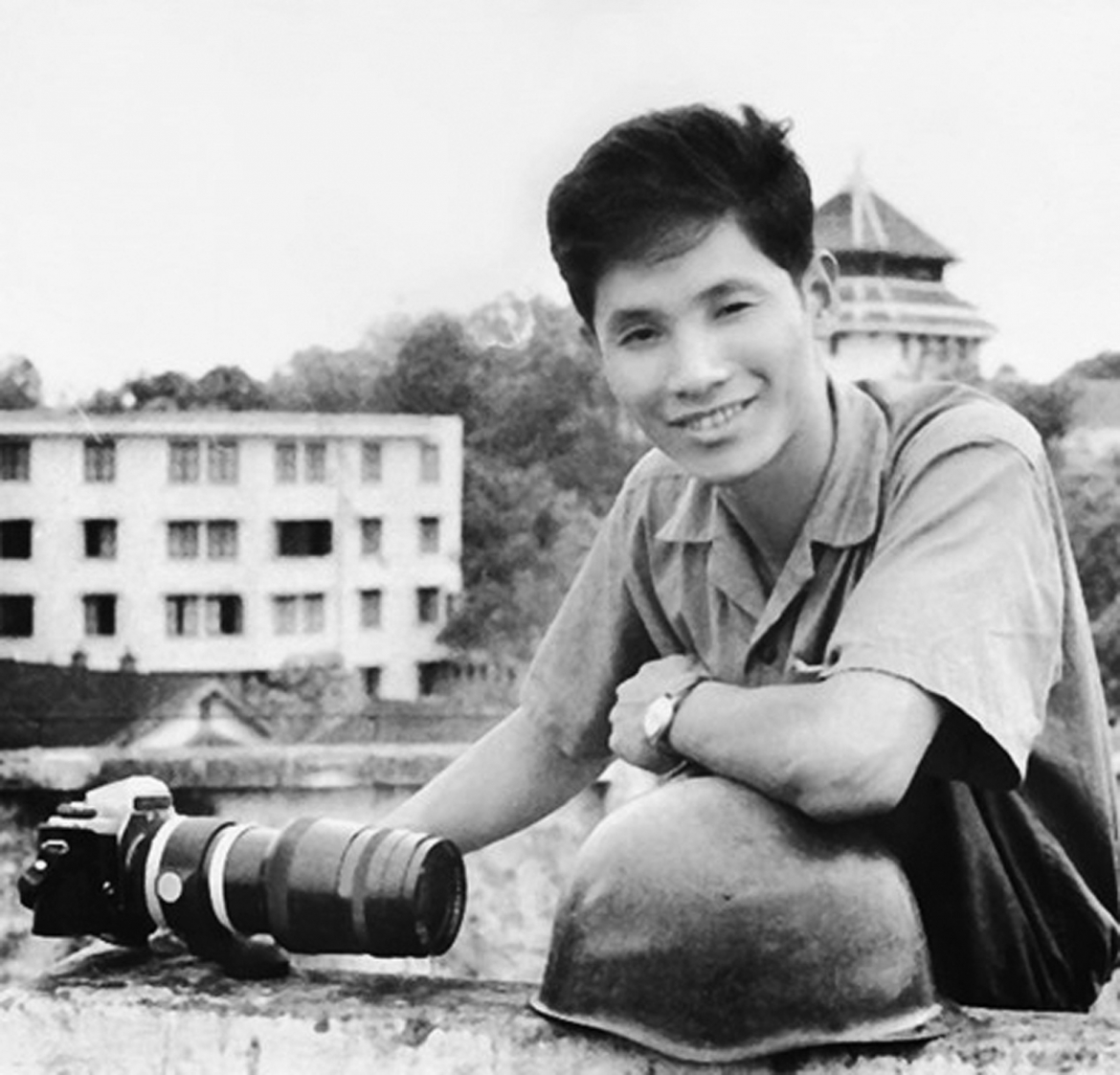 Phóng viên ảnh Chu Chí Thành, năm 1972.