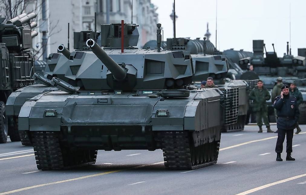 Xe tăng T-14 Armata của Nga. Ảnh: TASS