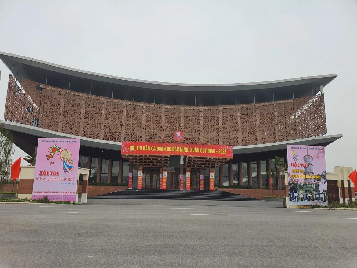 Nhà hát Dân ca Quan họ Bắc Ninh (Ảnh: Fanpage Nhà hát Dân ca Quan họ Bắc Ninh).