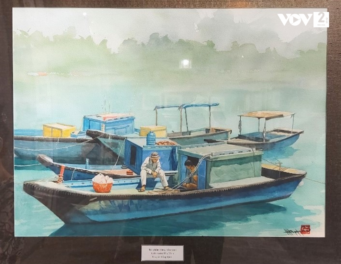 Tác phẩm: Vùng biển xanh, tác giả Hoàng Quân