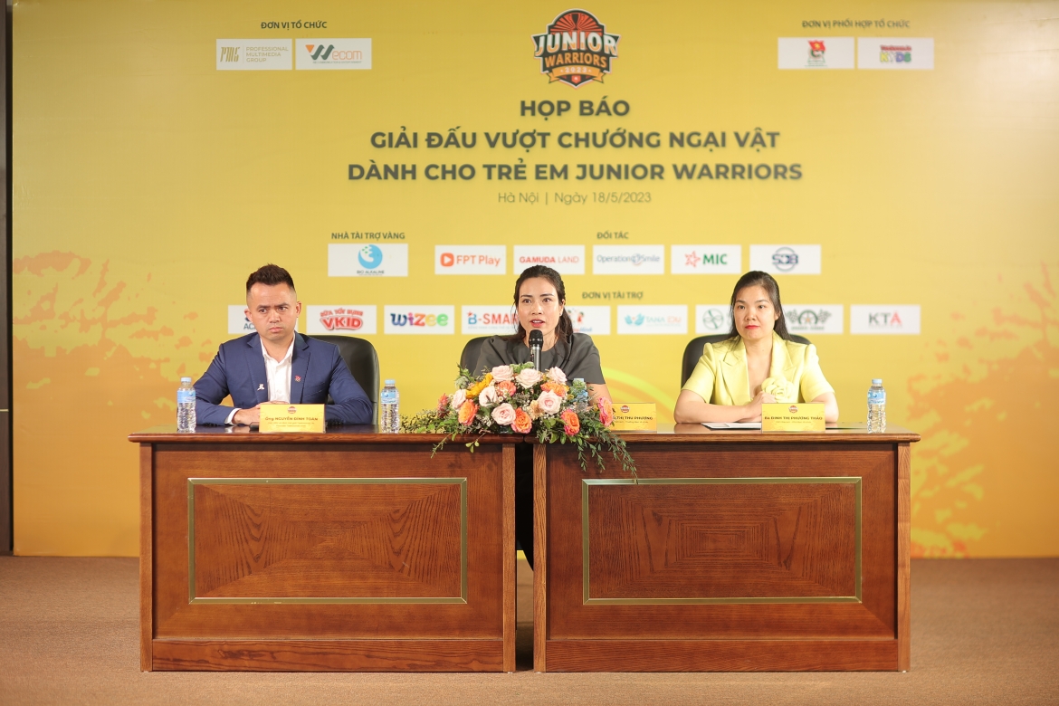 Ngày 4/6 tới, Giải đấu vượt chướng ngại vật chuyên nghiệp dành cho trẻ em từ 6-12 tuổi - Chiến binh nhí (Junior Warriors) sẽ diễn ra tại công viên Yên Sở với quy mô 1,500 bé.