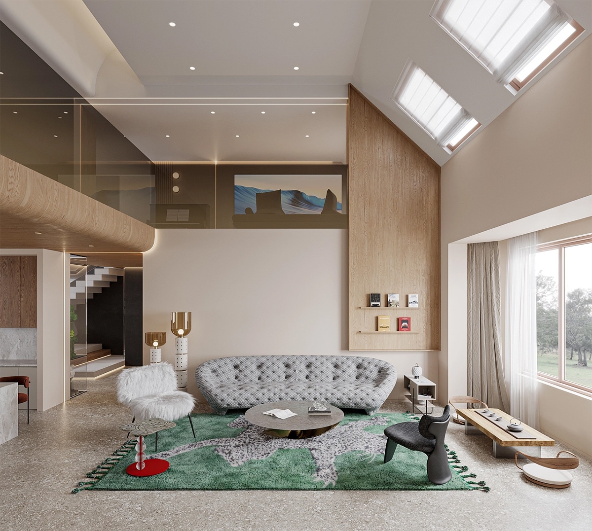 Một chiếc bàn sáng màu hoặc một tấm thảm phòng khách nổi bật có thể dễ dàng thay thế nếu bạn cảm thấy mệt mỏi với những điểm nhấn tươi sáng của mình.