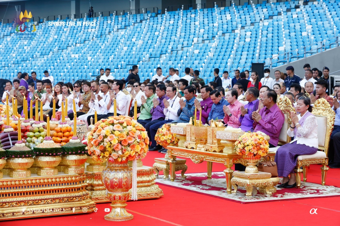 Nước chủ nhà Campuchia đã chuẩn bị kỹ càng cho lễ khai mạc SEA Games 32. (Ảnh: BTC). 
