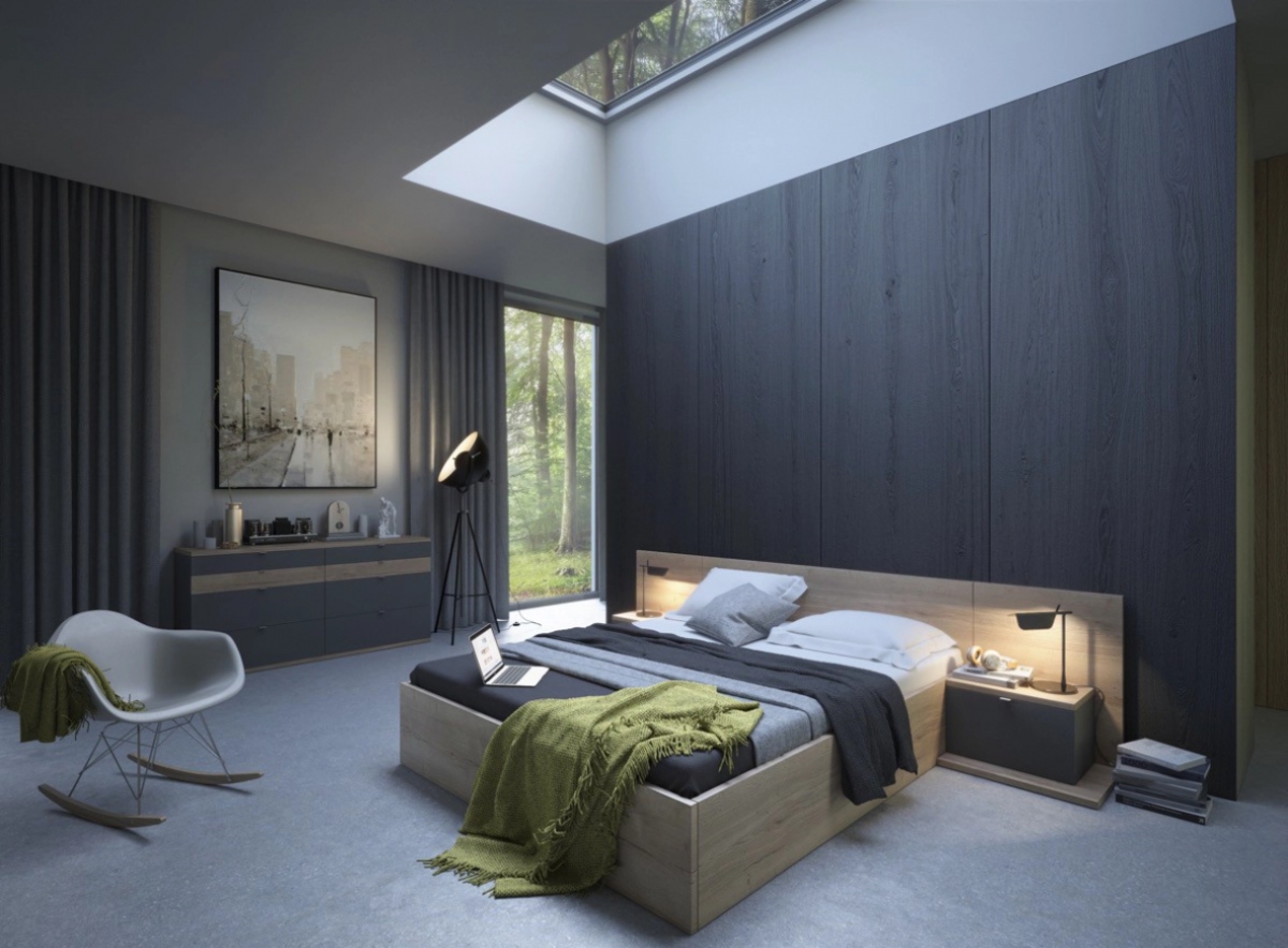 Cửa sổ trên trần nhà: Cửa sổ trên trần giúp ánh sáng lọt từ trên cao xuống, giúp mở rộng không gian nhà ở. Ảnh minh họa