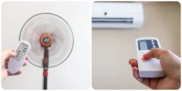 Vừa bật quạt vừa bật điều hòa có tốn điện không là băn khoăn của nhiều người