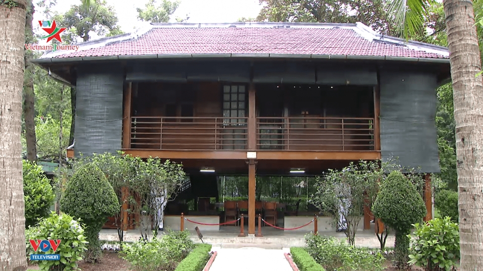 Khu Di tích Nhà sàn Bác Hồ ở Hà Nội. Ảnh: VOVTV