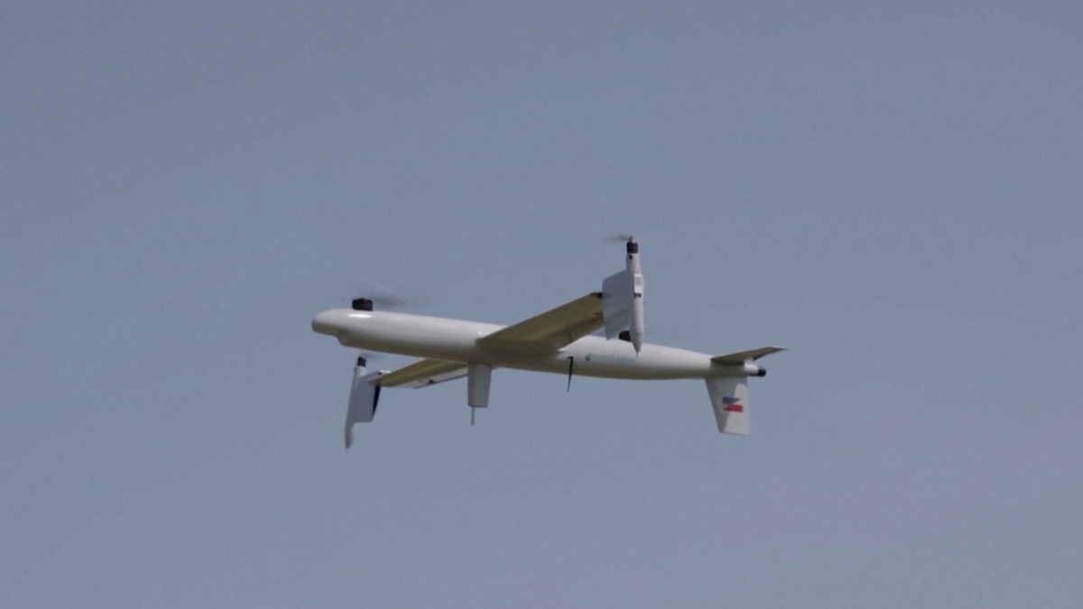 UAV Defender do công ty Radio Bird của Ukraine phát triển. Ảnh: Reuters