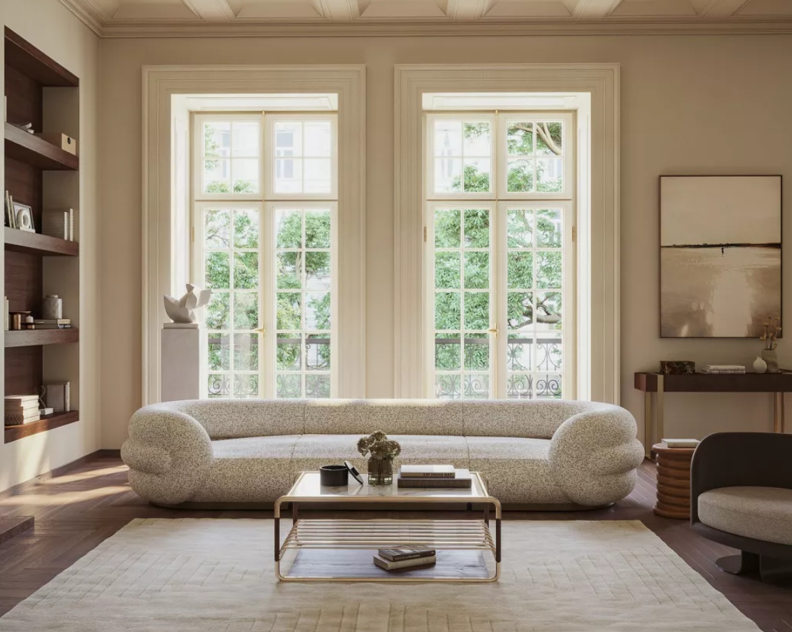 Sofa đơn giản, không cầu kỳ, cũng là một vật trang trí hoàn hảo cho căn phòng./.