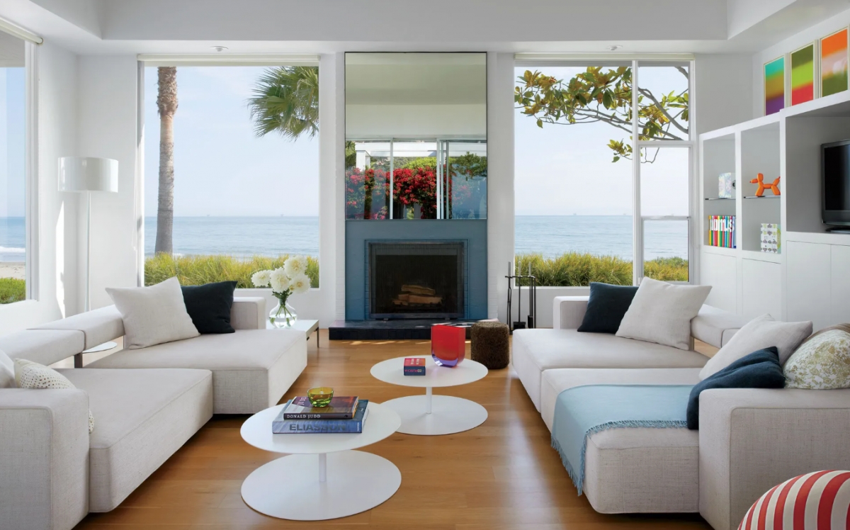 Màu trắng mang lại vẻ sang trọng và lịch lãm cho căn phòng./.