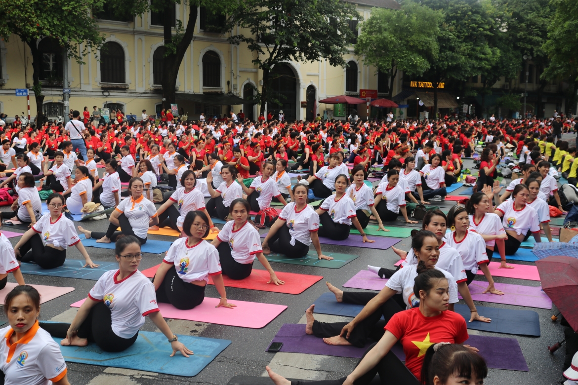 Ngày Quốc tế Yoga lần thứ 9 năm 2023 được Đại sứ quán Ấn Độ tổ chức tại 35 tỉnh, thành phố của Việt Nam với sự tham dự của khoảng 10.000 người.