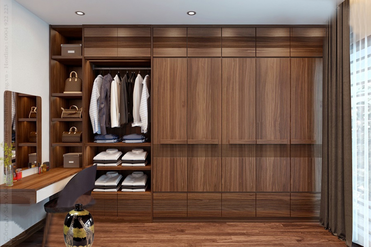 Tủ âm tường thường được sử dụng để tiết kiệm không gian. Ảnh minh họa