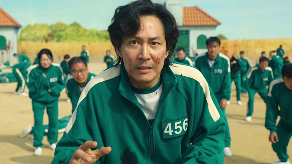 Một cảnh trong Squid Game.