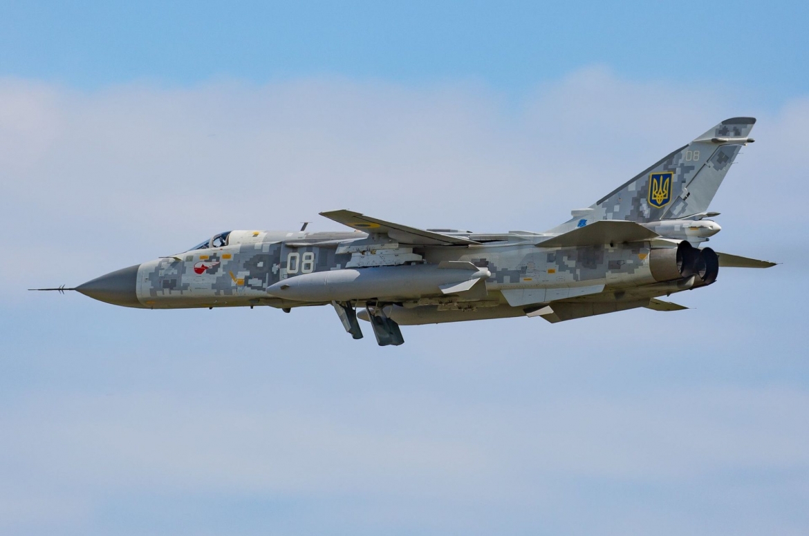 Máy bay Su-24 của Ukraine. Ảnh: Eurasian Times