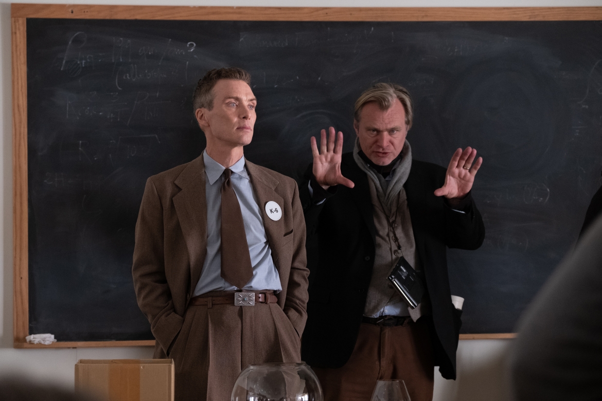 Cillian Murphy và đạo diễn Christopher Nolan.