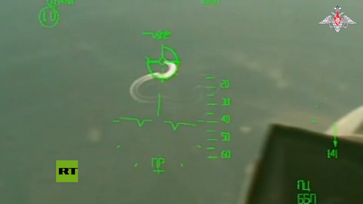 Nga công bố video phá hủy tàu cao tốc Ukraine gần đảo Rắn ngày 22/8. Ảnh: RT