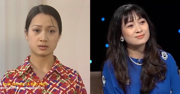 Thu Nga vai Thương ngày ấy và bây giờ. Ảnh: VTV