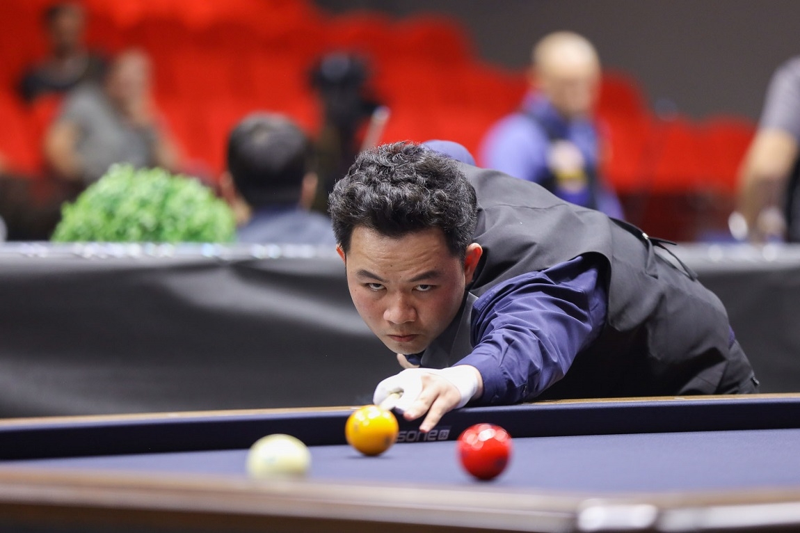 Bao Phương Vinh vô địch thế giới nội dung carom 3 băng môn Billiard. (Ảnh: UMB). 