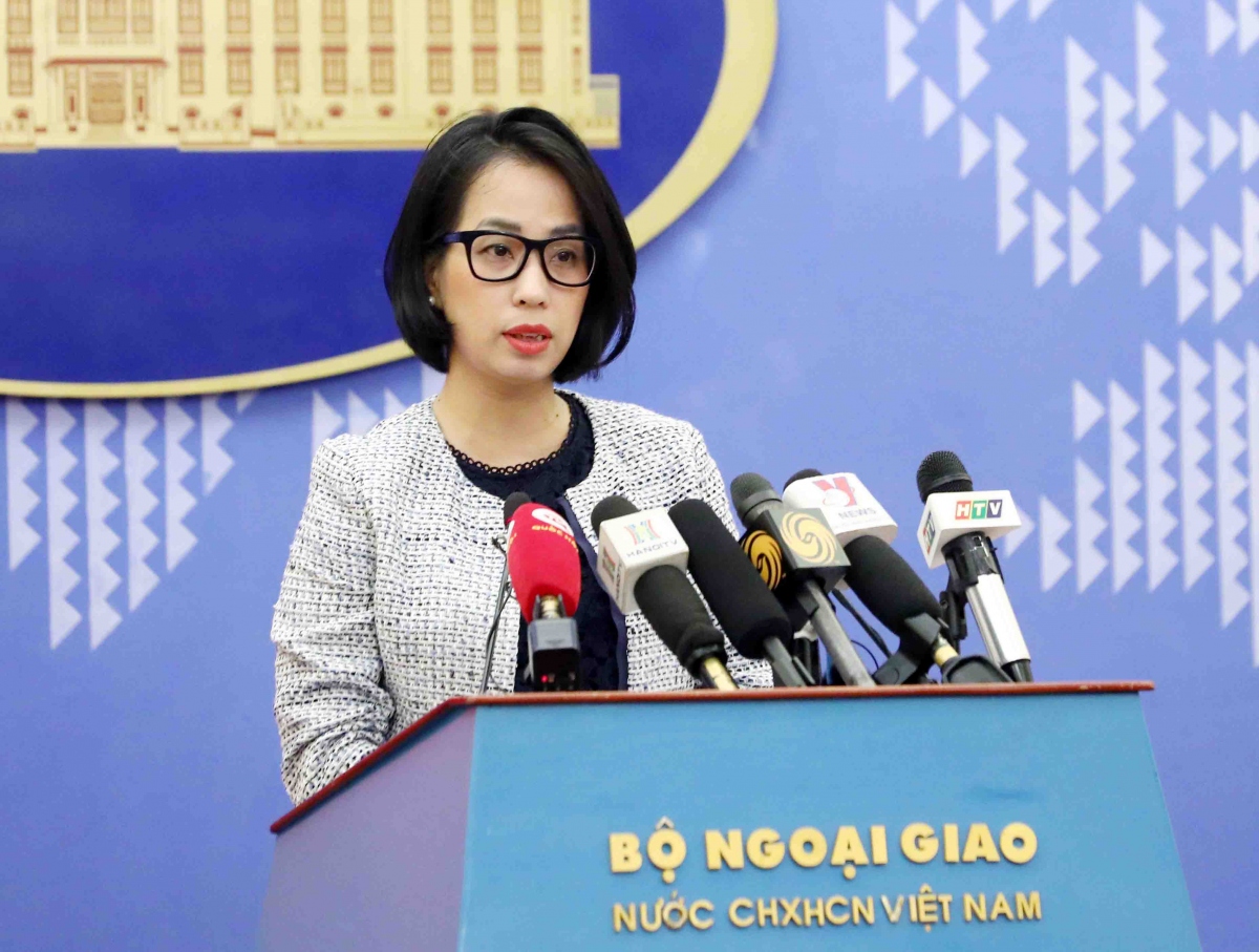 Người phát ngôn Bộ Ngoại giao Việt Nam Phạm Thu Hằng.