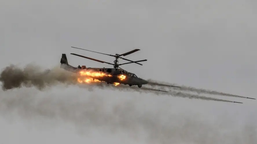 Trực thăng tấn công Ka-52 của Nga. Ảnh: Getty