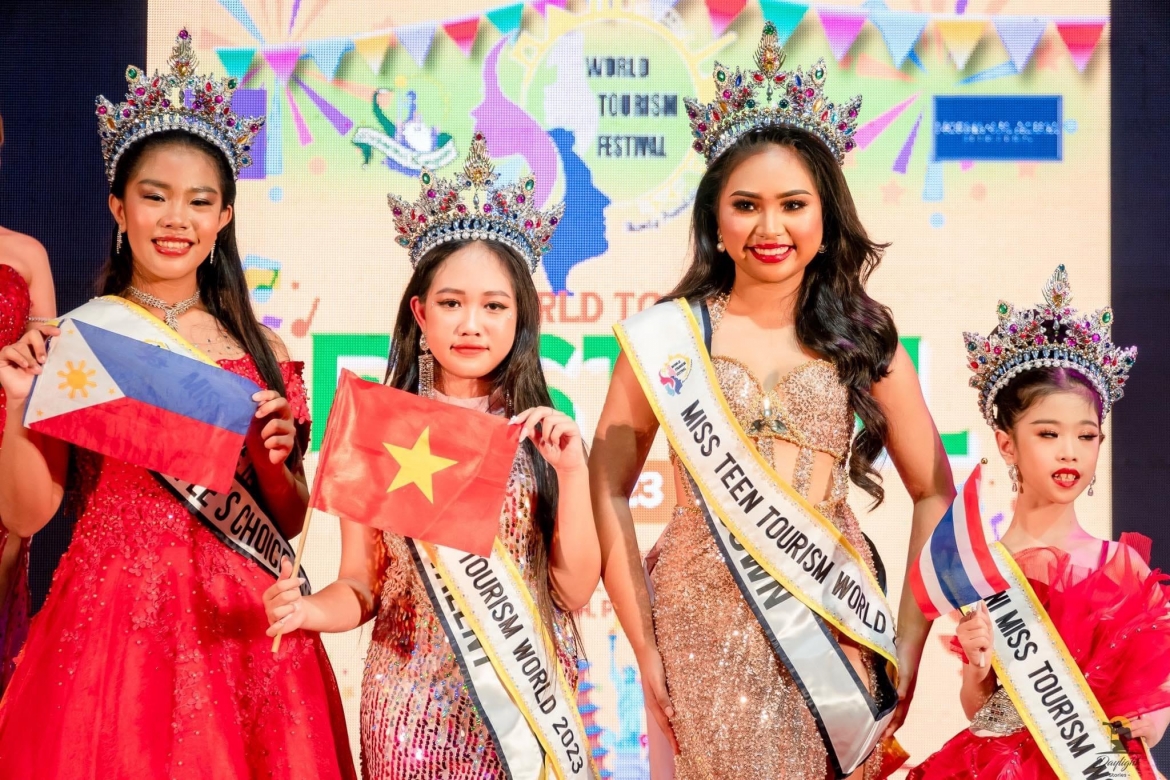 Trần Ngọc Gia Hân đăng quang cuộc thi Little Miss World Tourism 2023 - Hoa hậu nhí Du lịch Thế giới 2023.