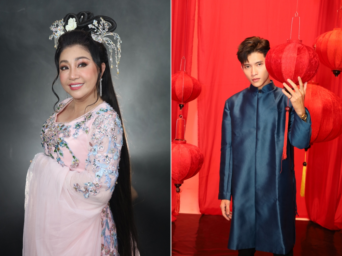NSƯT Thoại Mỹ và nam ca sĩ tân binh H-Kray