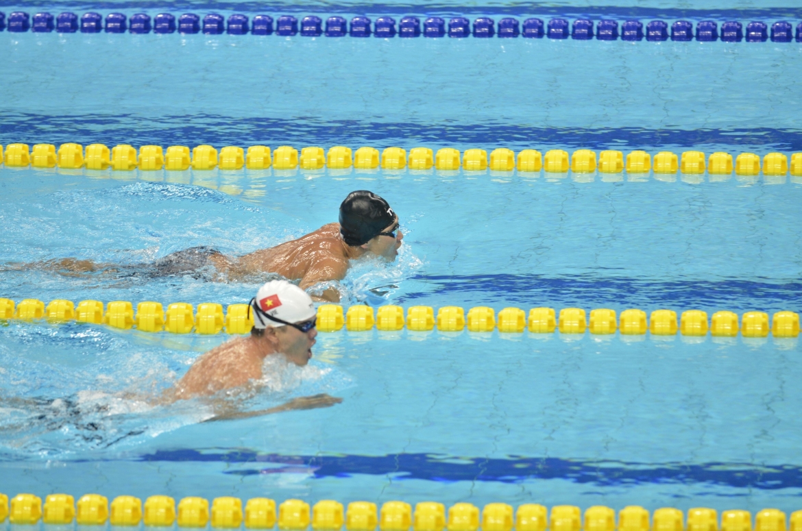 Đoàn thể thao NKT Việt Nam có HCV đầu tiên ở Asian Para Games 4. (Ảnh: Đoàn thể thao NKT Việt Nam). 