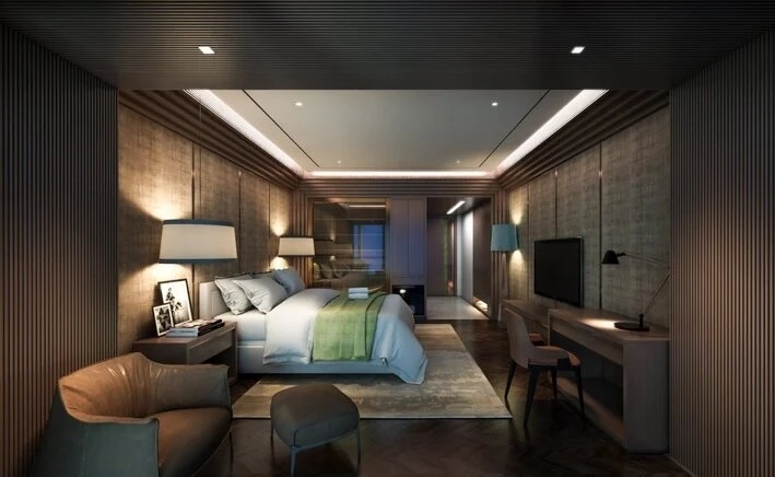 Tại sao trên giường khách sạn lại có 4 chiếc gối? Đây là thắc mắc của rất nhiều người. (Ảnh: 3DExport)