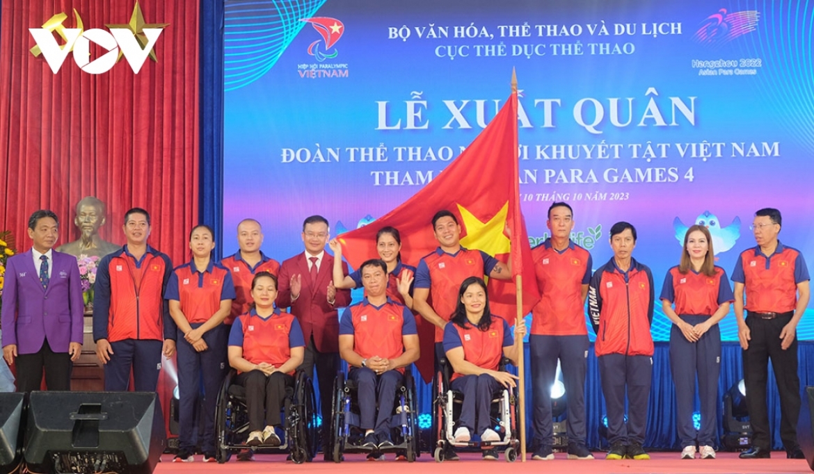 Đoàn Thể thao Người Khuyết tật Việt Nam tham dự Asian Para Games 2023 với 48 VĐV. 