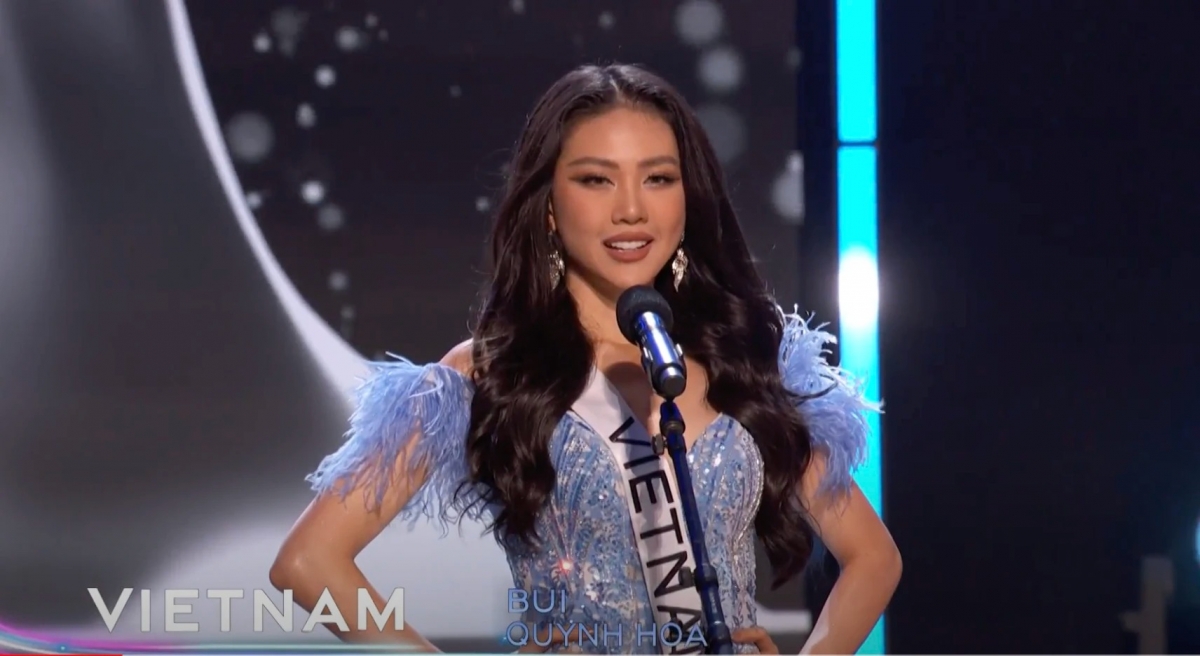 Chung kết Miss Universe - Hoa hậu Hoàn vũ lần thứ 72 vừa diễn ra sáng 19/11 (theo giờ Việt Nam) tại San Salvador (El Salvador). Vượt qua 83 thí sinh tài sắc, đại diện từ Nicaragua xuất sắc giành được vương miện cao quý. Danh hiệu Á hậu 1 thuộc về đại diện Thái Lan và người đẹp Úc đạt danh hiệu Á hậu 2. Dù đã rất nỗ lực trong suốt hành trình thi nhưng đại diện Việt Nam - Bùi Quỳnh Hoa không có cơ hội được vào top 20 tại cuộc thi. (Theo: VTC News)
