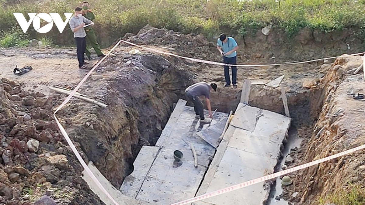 Hiện trường vụ tai nạn lao động