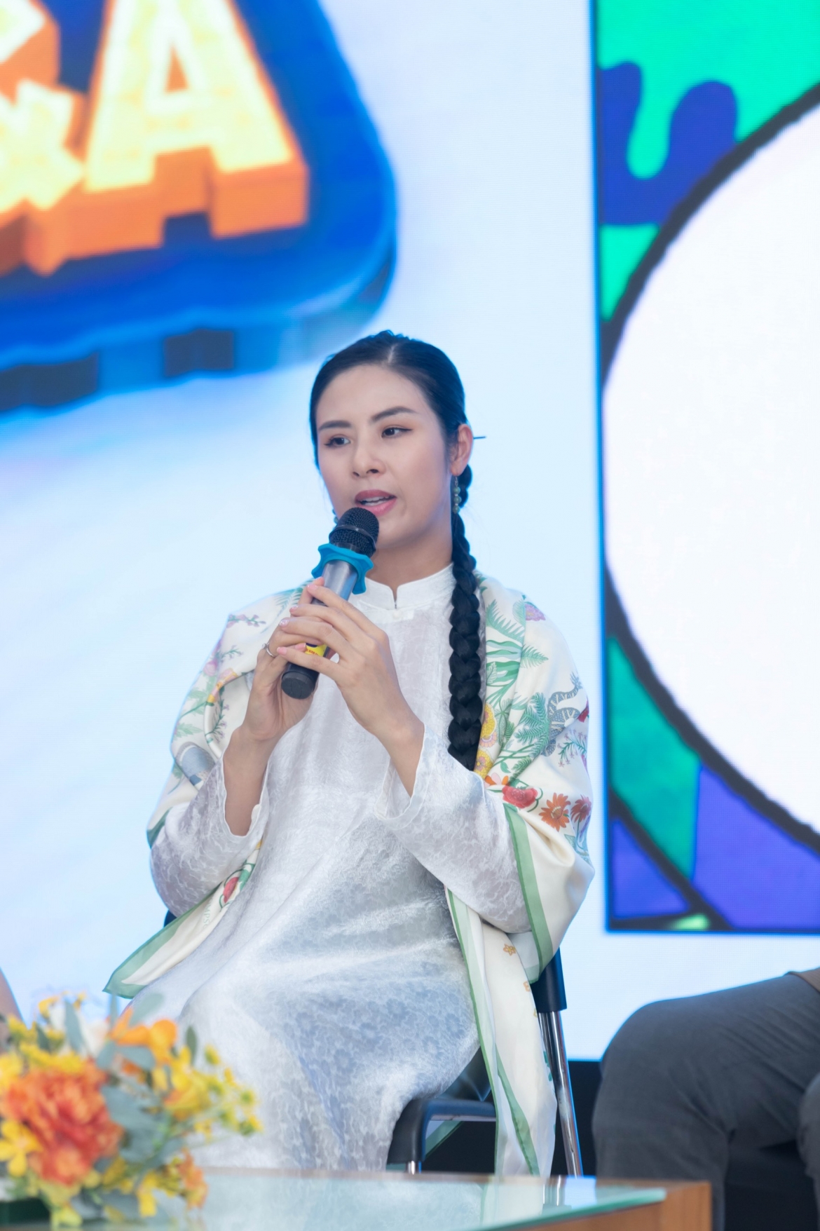 Ngọc Hân nói: “Khi bàn về sức khỏe môi trường, tôi chọn ‘lá phổi’ làm từ khóa. Lá phổi của con người quan trọng như thế nào thì trái đất cũng vậy.