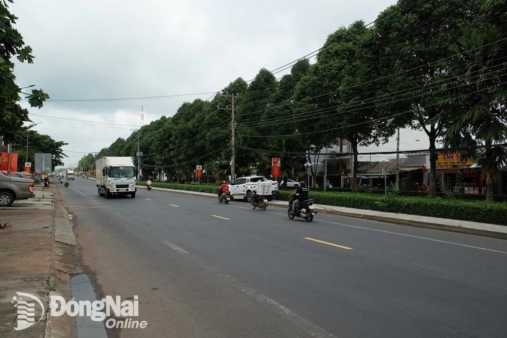 Cao tốc Tân Phú - Bảo Lộc khi hoàn thành sẽ góp phần giảm tải áp lực giao thông cho quốc lộ 20 (Ảnh quốc lộ 20 đoạn qua TT.Tân Phú, H.Tân Phú).