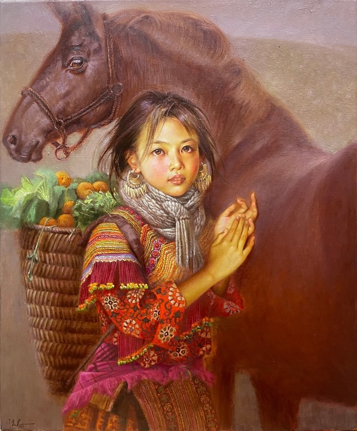 Tranh của họa sĩ Lê Thế Anh