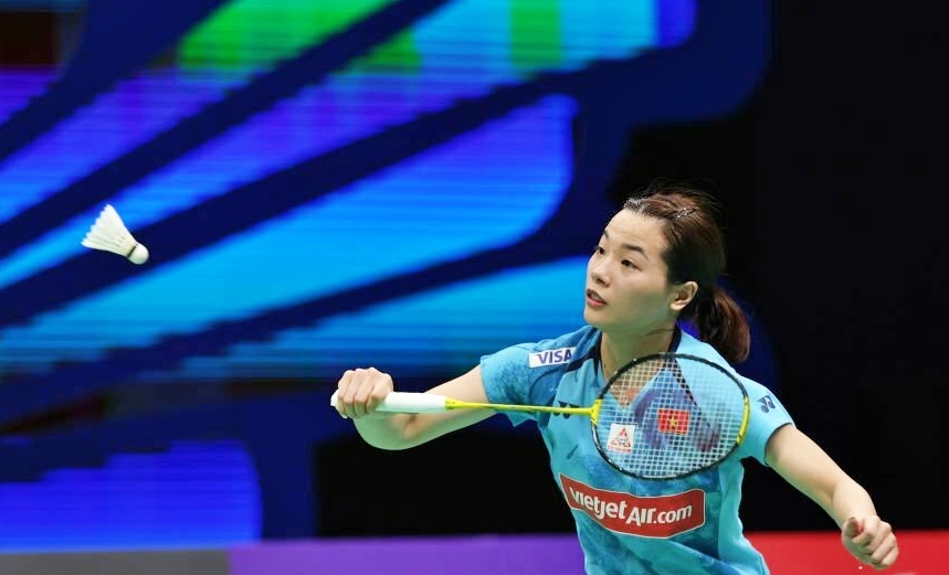 Nguyễn Thùy Linh thi đấu thành công trong năm 2023 (Ảnh: Getty).