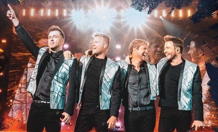 Nhóm Westlife sẽ có 2 đêm diễn tại Việt Nam.