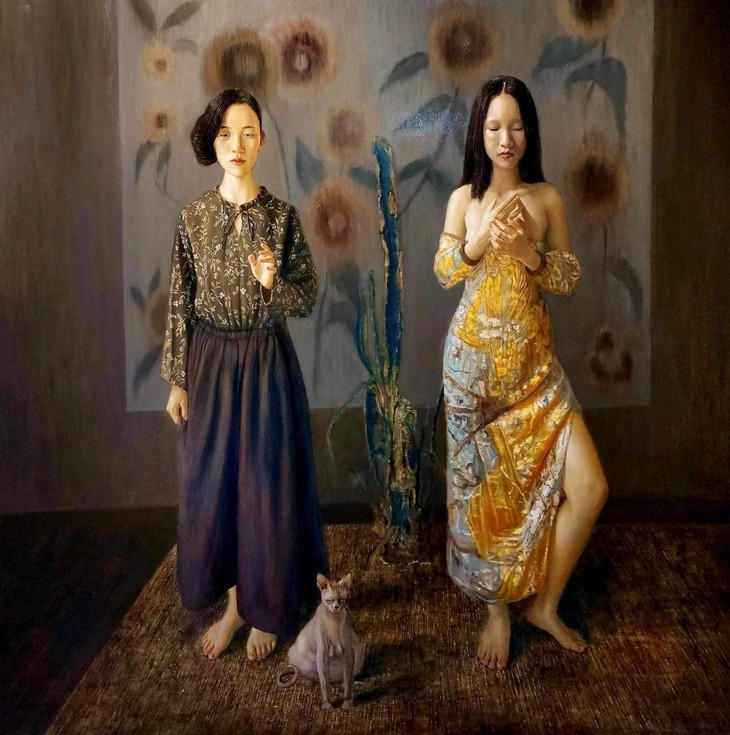 Tranh của họa sĩ Vũ Ngọc Vĩnh