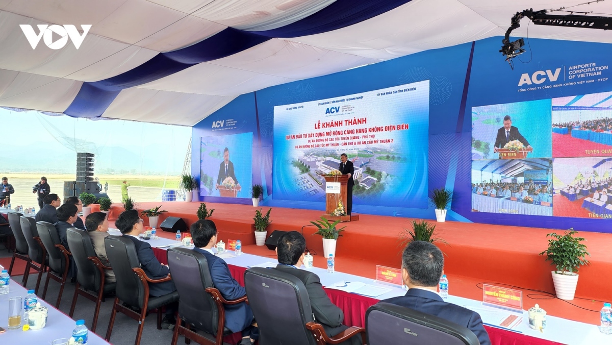 Lễ khánh thành Dự án đầu tư xây dựng mở rộng Cảng Hàng không Điện Biên.
