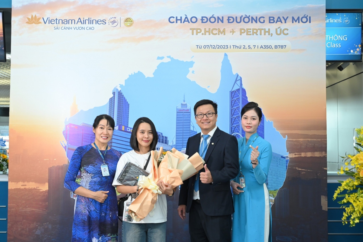 Perth là thành phố thứ 3 của Úc mà Vietnam Airlines khai thác đường bay đến, sau Sydney và Melbourne