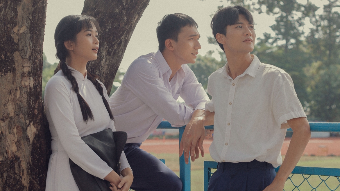 3 nhân vật chính trong bộ ảnh "thanh xuân vườn trường"