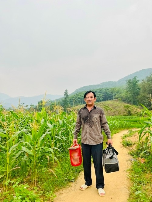 Quang Tèo trong phim "Chạm vào hạnh phúc".