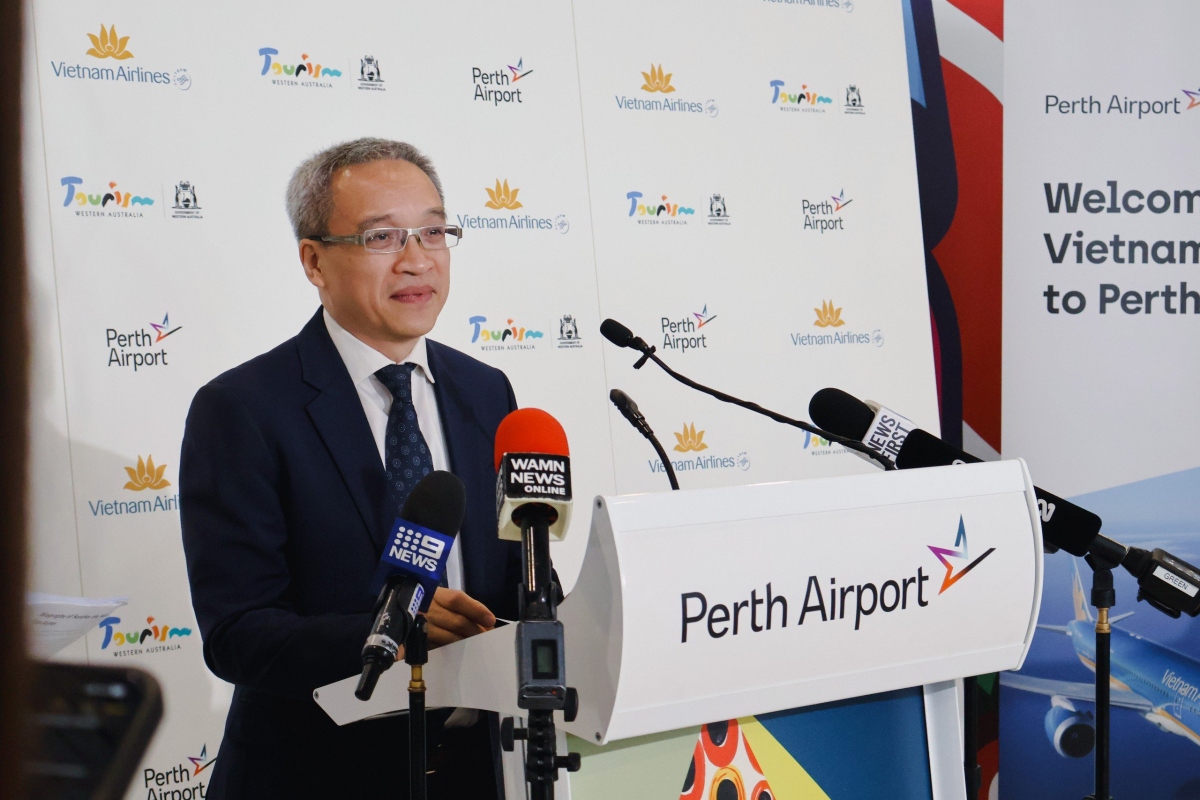 Ông Phan Tâm, hứ trưởng Bộ Thông tin và Truyền thông phát biểu