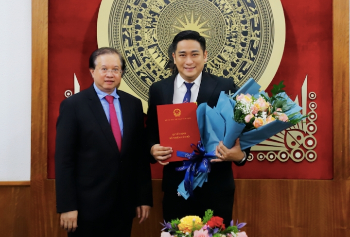 Diễn viên Minh Tiệp vừa được bổ nhiệm chức vụ Phó Giám đốc Trường quay Cổ Loa.